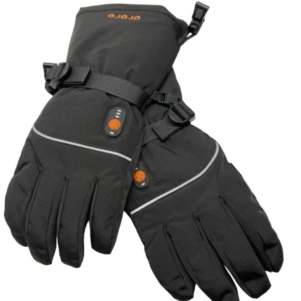 NEW ORORO Unisex Buffalo Heated Gloves 2.0 Black Size M Charger Included